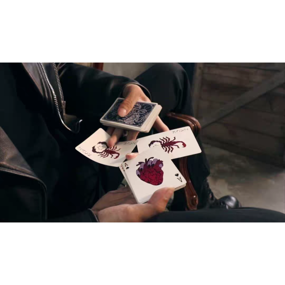 【千葉撲克】現貨 簡子製造 魔蠍牌 天蠍座 scorpion playing cards 蠍子 撲克牌 花切練習收藏魔術-細節圖6