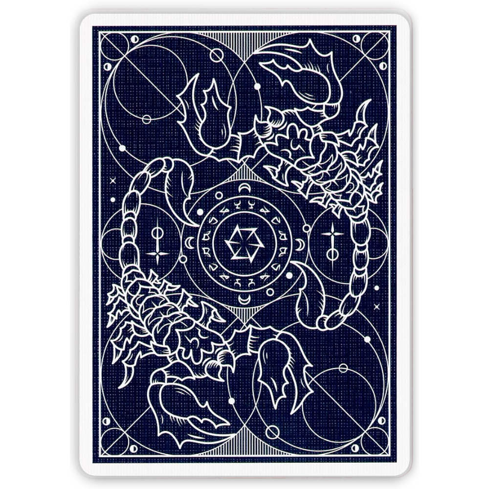 【千葉撲克】現貨 簡子製造 魔蠍牌 天蠍座 scorpion playing cards 蠍子 撲克牌 花切練習收藏魔術-細節圖7