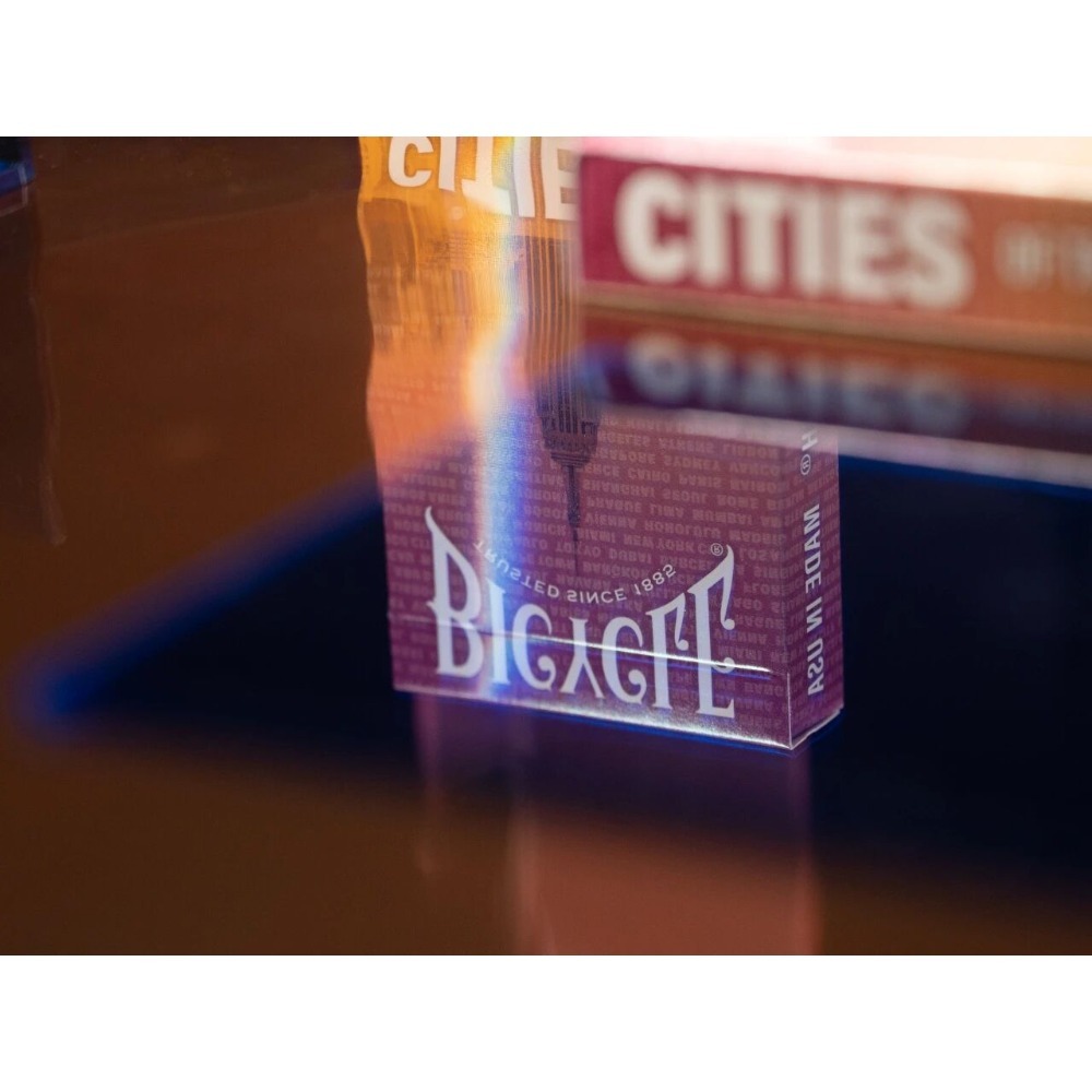 【千葉撲克】現貨 Bicycle 世界之城 撲克牌 Cities 花切練習牌 道具 收藏牌 紙牌 uspcc 花切專用牌-細節圖3