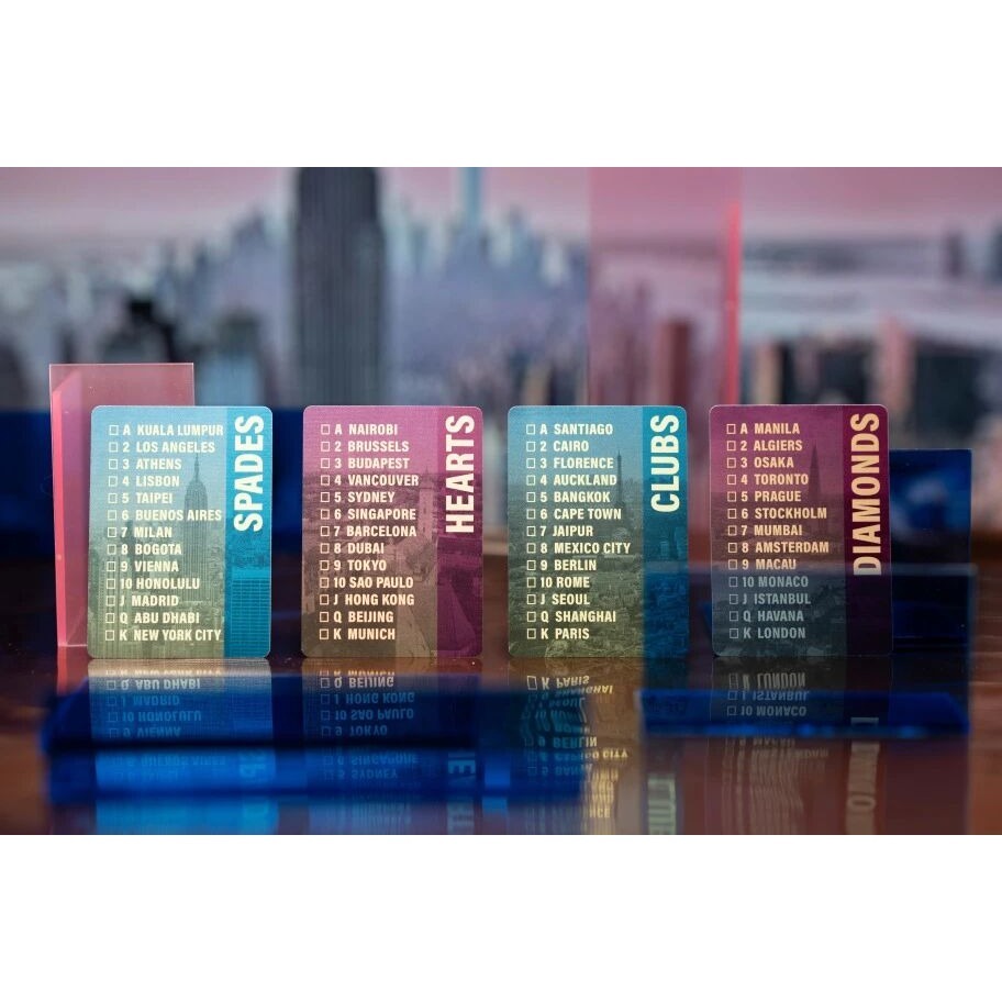 【千葉撲克】現貨 Bicycle 世界之城 撲克牌 Cities 花切練習牌 道具 收藏牌 紙牌 uspcc 花切專用牌-細節圖4