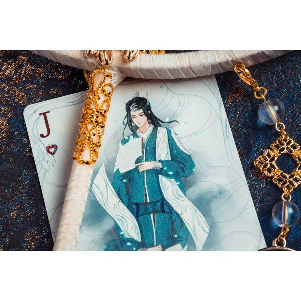 【千葉撲克】現貨 白蛇 撲克牌 限量收藏牌 蛇年 新年 古風 uspcc 花切練習 中國風 紙牌 花切專用牌 新年-細節圖7