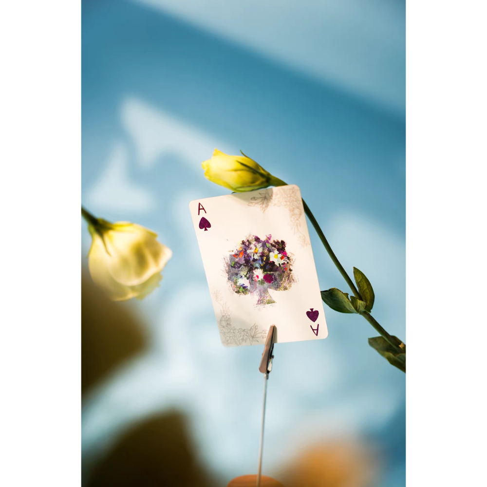 【千葉撲克】現貨 花束 撲克牌 冷燙收藏撲克禮盒 Bouquet  魔術 收藏牌 花切專用牌 禮物 練習牌 uspcc-細節圖6