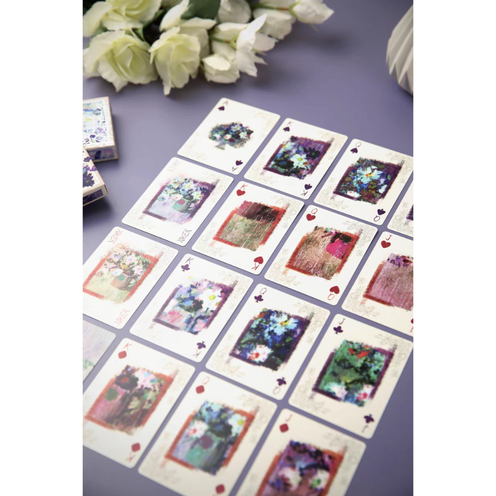 【千葉撲克】現貨 花束 撲克牌 冷燙收藏撲克禮盒 Bouquet  魔術 收藏牌 花切專用牌 禮物 練習牌 uspcc-細節圖7