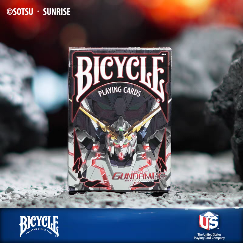 【千葉撲克】現貨 Bicycle x 鋼彈 聯名正版 撲克牌 高達撲克牌 花切練習牌 魔術收藏紙牌 uspcc 花切專用-細節圖2