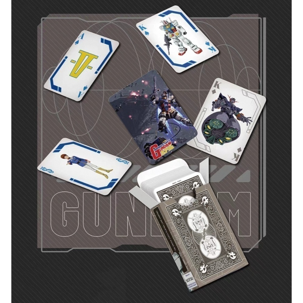 【千葉撲克】現貨 Bicycle x 鋼彈 聯名正版 撲克牌 高達撲克牌 花切練習牌 魔術收藏紙牌 uspcc 花切專用-細節圖7