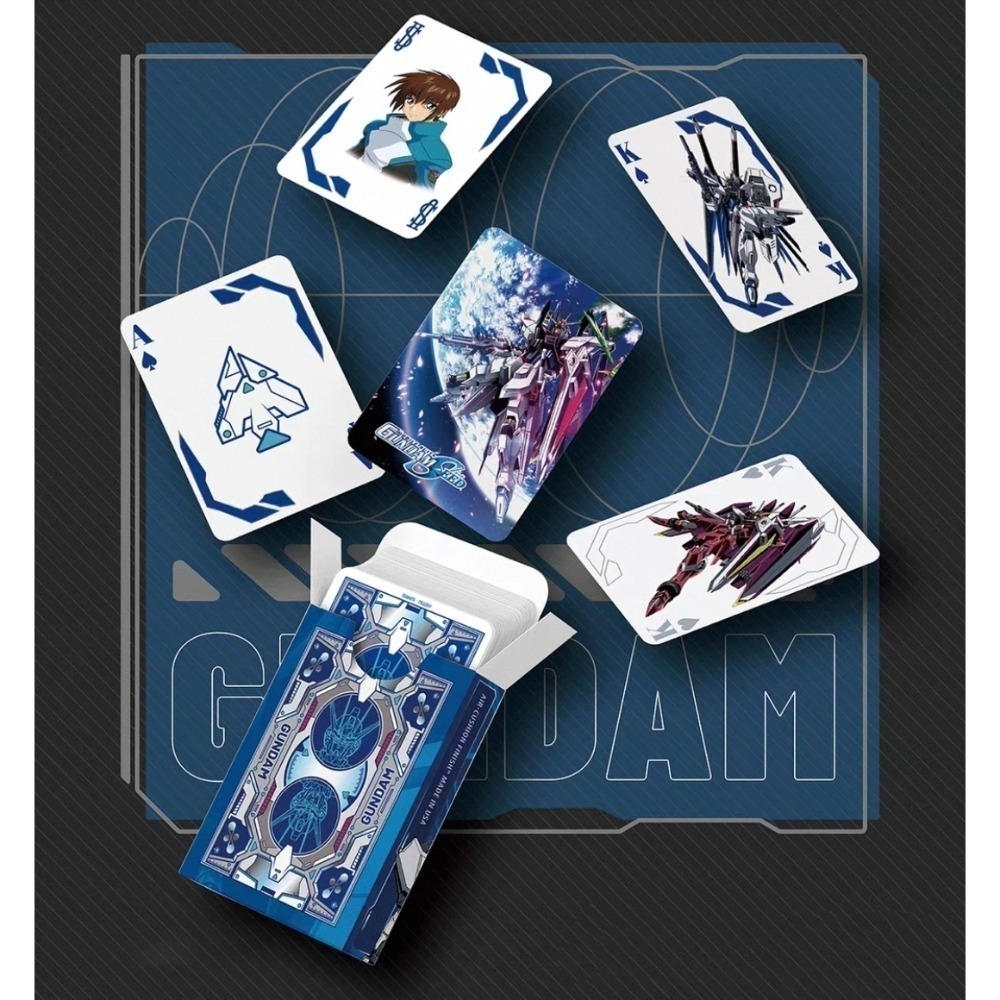 【千葉撲克】現貨 Bicycle x 鋼彈 聯名正版 撲克牌 高達撲克牌 花切練習牌 魔術收藏紙牌 uspcc 花切專用-細節圖8