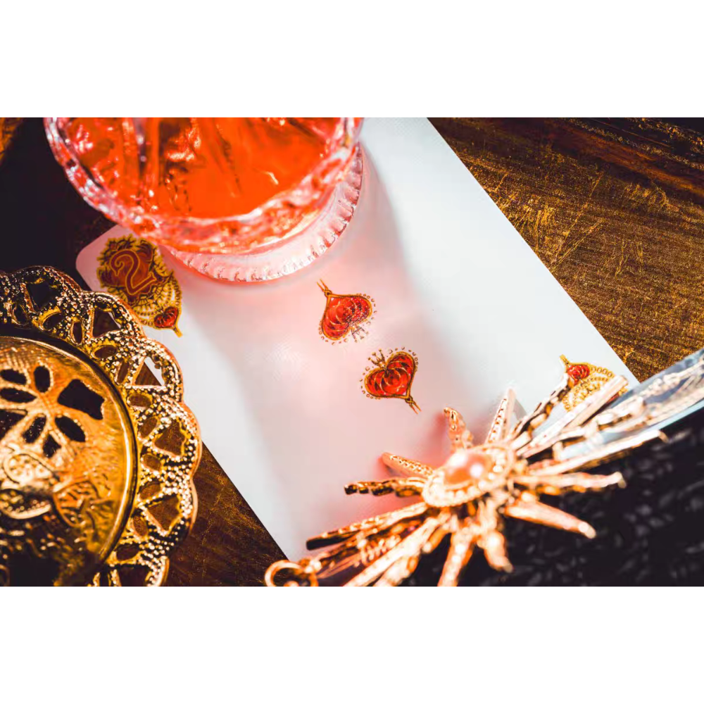 【千葉撲克】現貨 靜謐V3：雙生 絕美哥德爾風 撲克牌 Kingstar 收藏魔術 花切專用牌 禮物 紙牌 渡邊燙金-細節圖5