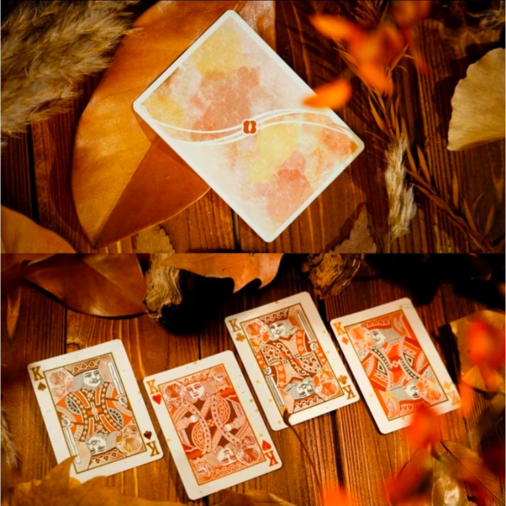 【千葉撲克】現貨 四季 浮雕燙金 撲克牌 限量500 春夏秋冬浮雕 練習牌 魔術 收藏牌 紙牌 uspcc 花切專用牌-細節圖8