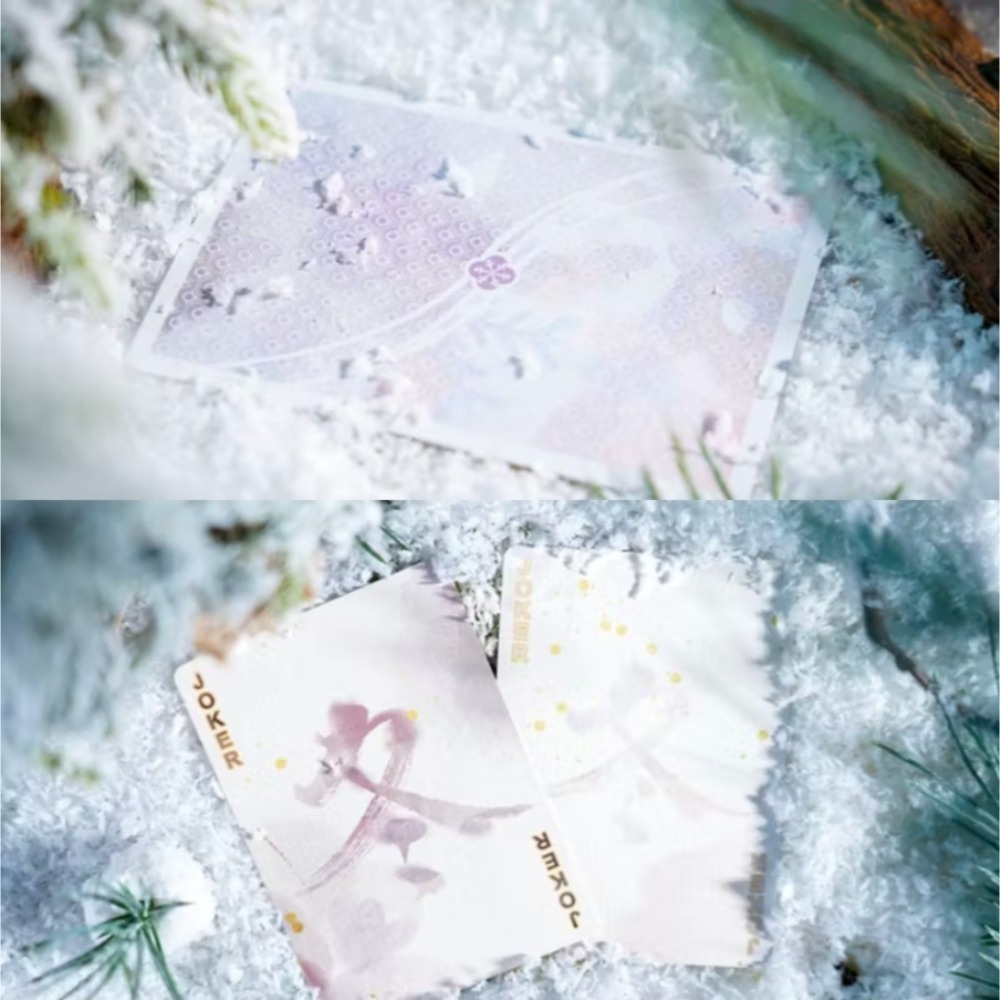 【千葉撲克】現貨 四季 浮雕燙金 撲克牌 限量500 春夏秋冬浮雕 練習牌 魔術 收藏牌 紙牌 uspcc 花切專用牌-細節圖10