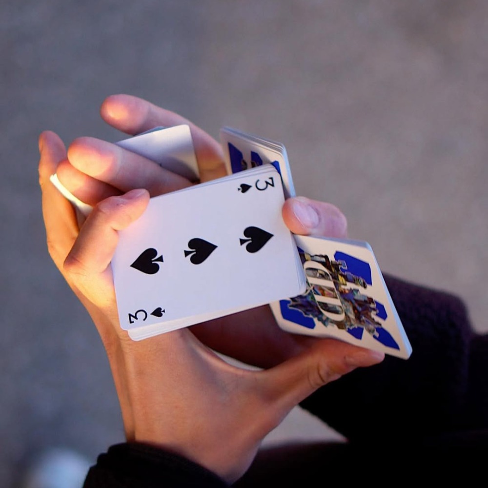 【千葉撲克】現貨 DG S&M 聯名 Dealersgrip 煙與鏡 DD撲克牌 紅色 藍色 魔術花切收藏 uspcc-細節圖5