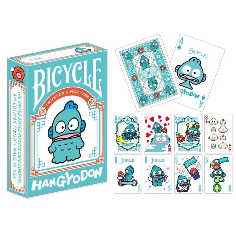 【千葉撲克】現貨 Bicycle x 人魚漢頓 Hangyodon 收藏牌 魔術 花切專用牌 單車牌 紙牌 uspcc-細節圖3