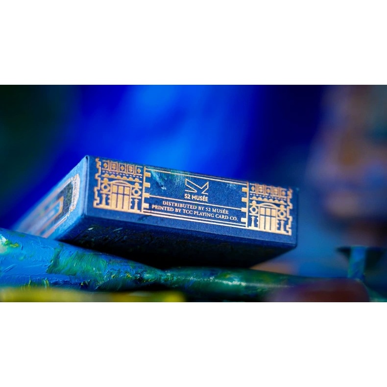 【千葉撲克】現貨 梵谷 星夜 限量2000 撲克牌 花切練習牌 梵高 魔術 收藏牌 紙牌 uspcc 花切專用牌 禮物-細節圖3