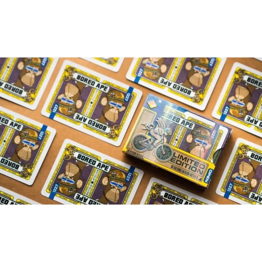 【千葉撲克】現貨 Bicycle 無聊猿 Bored Ape 撲克牌 單車牌 USPCC 收藏牌 花切 練習牌 魔術-細節圖4