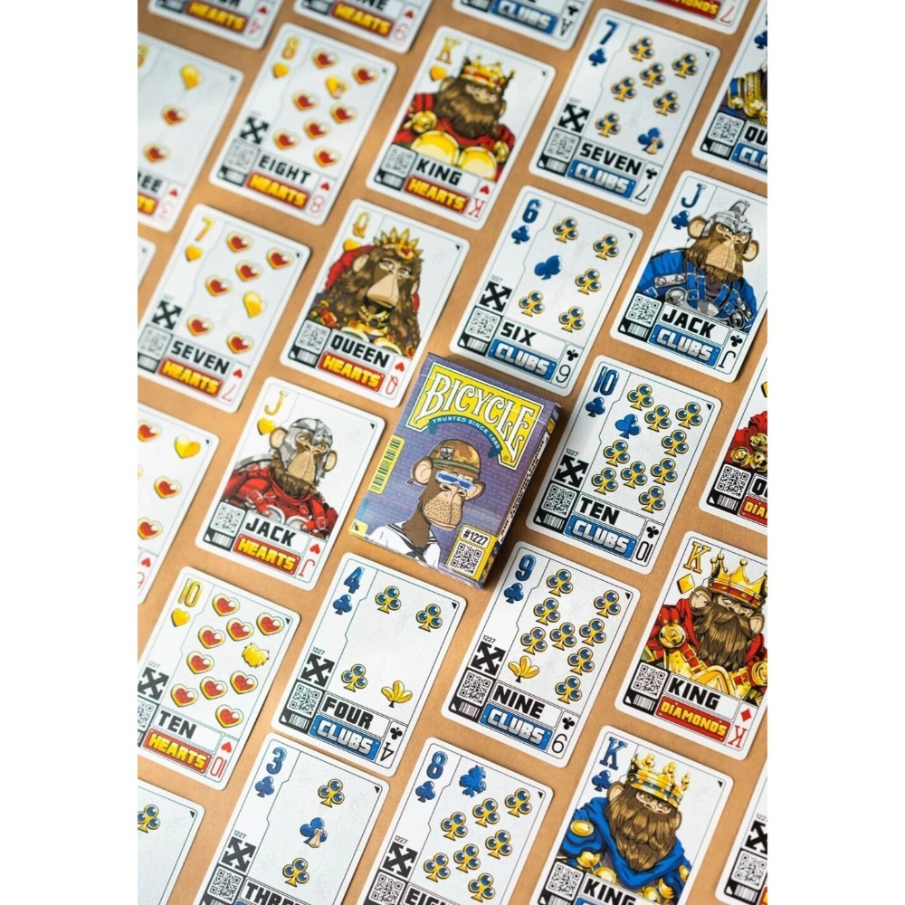 【千葉撲克】現貨 Bicycle 無聊猿 Bored Ape 撲克牌 單車牌 USPCC 收藏牌 花切 練習牌 魔術-細節圖5
