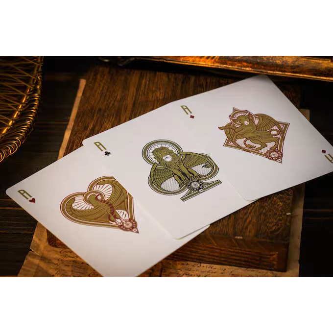 【千葉撲克】現貨 Cross燙金十字架 撲克牌 限量1800編號 收藏牌 魔術 花切專用牌 單車牌 禮物 紙牌-細節圖8