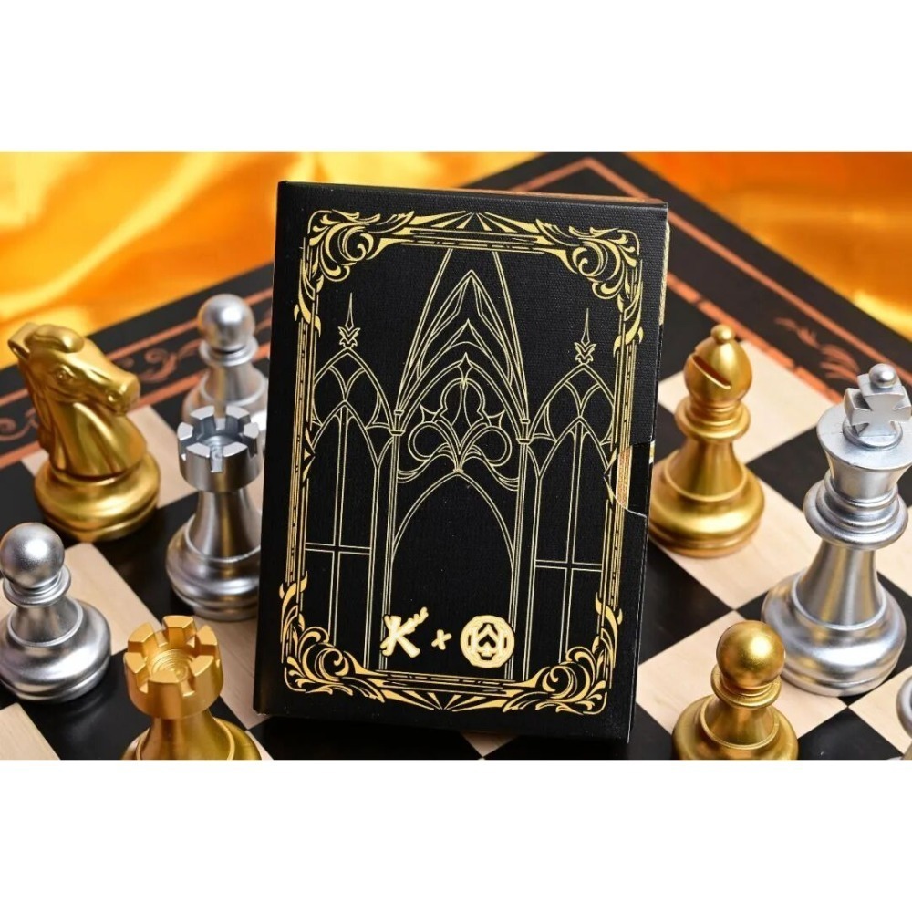 【千葉撲克】現貨 魔幻棋盤 雙層牌盒 限量2000 收藏牌 魔術 花切專用牌 撲克牌 禮物 紙牌 uspcc 渡邊燙金-細節圖4