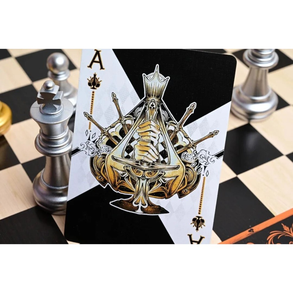 【千葉撲克】現貨 魔幻棋盤 雙層牌盒 限量2000 收藏牌 魔術 花切專用牌 撲克牌 禮物 紙牌 uspcc 渡邊燙金-細節圖11