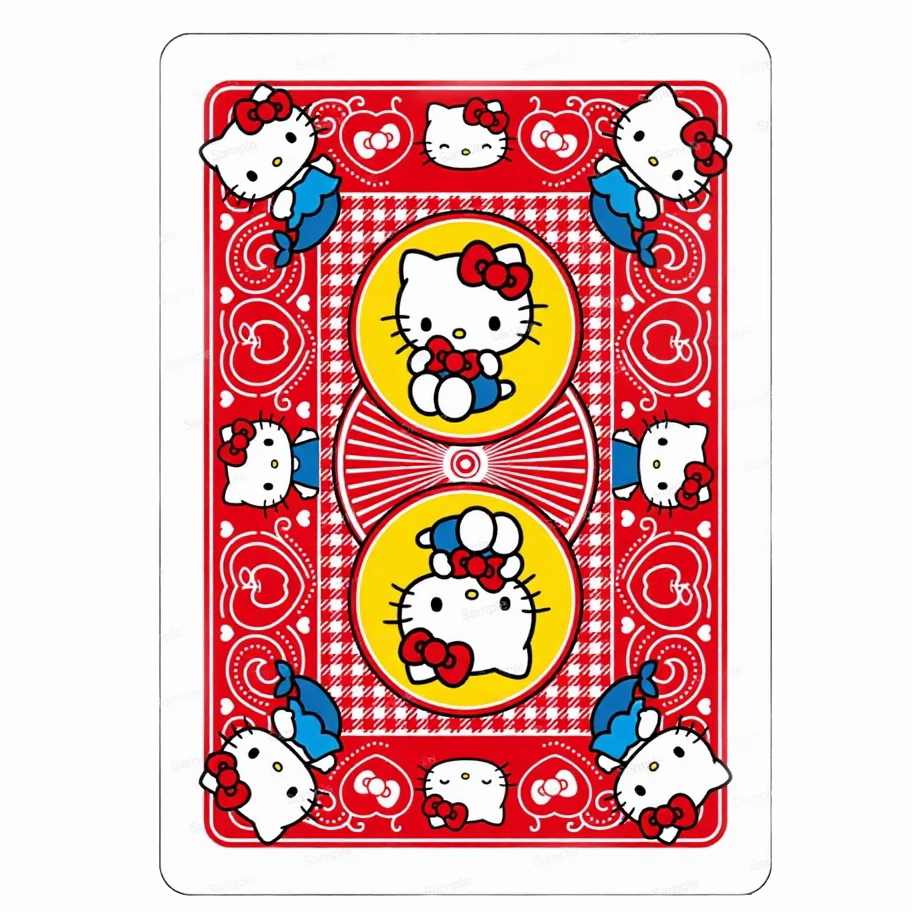 【千葉撲克】現貨 Bicycle x Hello kitty 凱蒂貓 最新款 收藏牌 魔術 花切專用牌 紙牌 uspcc-細節圖2