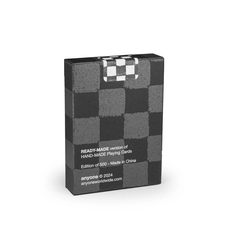 【千葉撲克】現貨 Anyone 手繪棋盤 A1 撲克牌 限量500 洋紅 黑白 魔術收藏 紙牌 uspcc 花切專屬牌-細節圖6