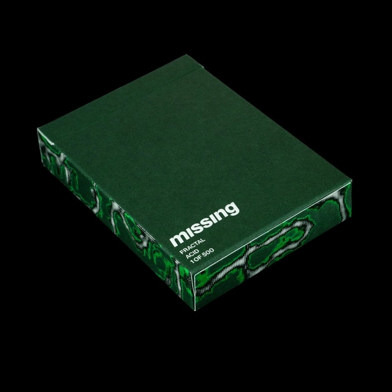 【千葉撲克】現貨 Missing Fractal 撲克牌 翻頁動畫 限量500 魔術 收藏牌 花切專用牌 禮物 紙牌Mi-規格圖5