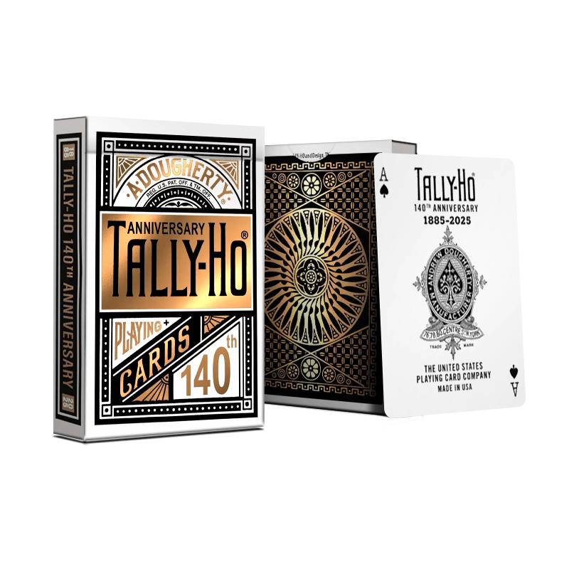【千葉撲克】現貨 Tally ho 黑金 140週年 撲克牌 收藏牌 魔術 花切專用牌 單車牌 禮物 紙牌 uspcc-細節圖5