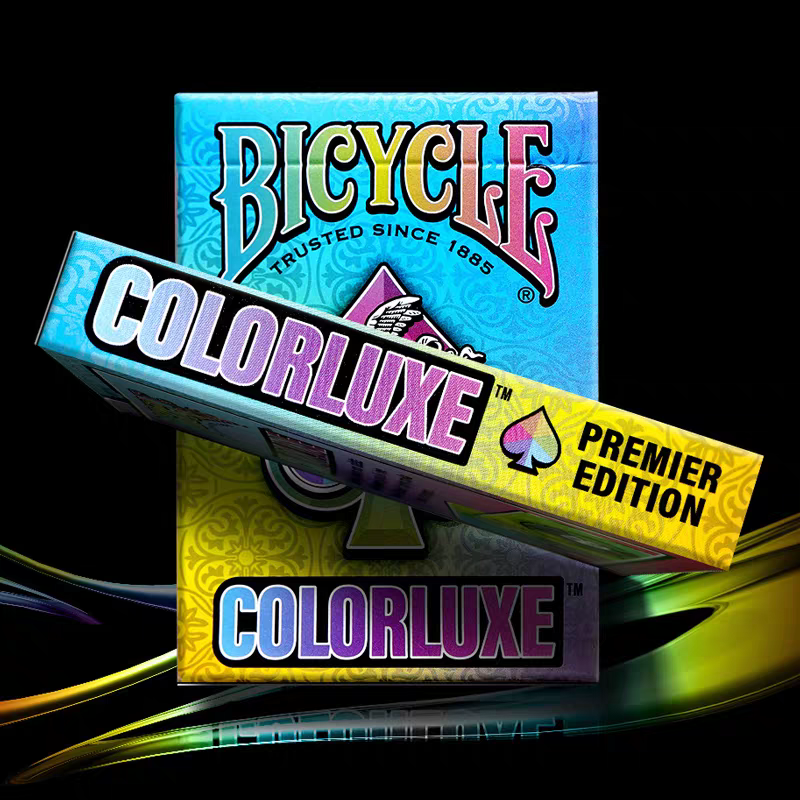 【千葉撲克】現貨 Bicycle Colorluxe 彩虹奢華至尊版 單車牌 收藏牌 魔術 花切專用牌 禮物 撲克牌-細節圖2