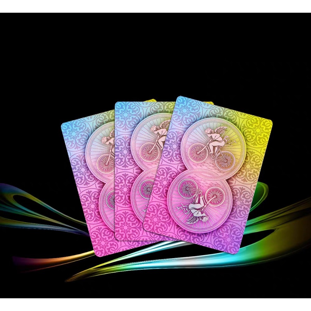 【千葉撲克】現貨 Bicycle Colorluxe 彩虹奢華至尊版 單車牌 收藏牌 魔術 花切專用牌 禮物 撲克牌-細節圖3