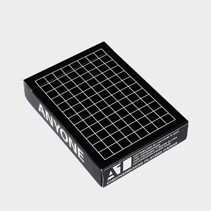 【千葉撲克】現貨 Anyone Midnight Checks Checkerboard 午夜棋盤 A1花切 撲克牌-細節圖2