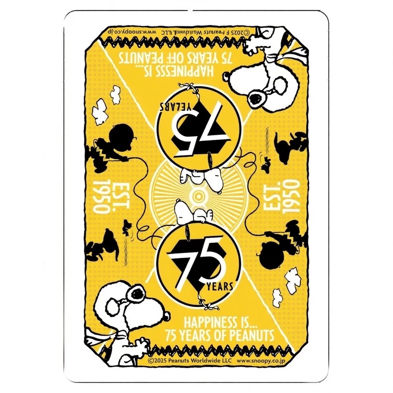 【千葉撲克】現貨 Bicycle x 史努比 75週年 Snoopy 75 收藏 魔術 花切專用牌 單車牌 撲克牌-細節圖4