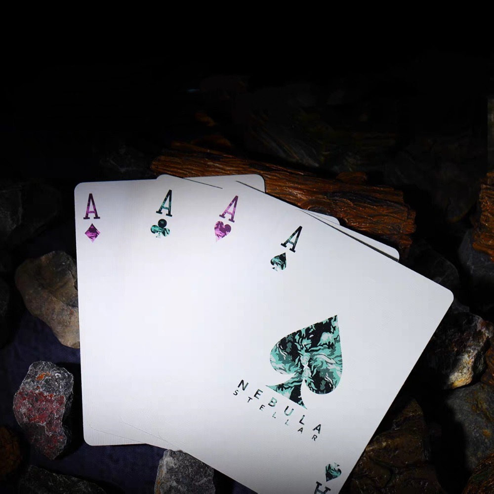 【千葉撲克】現貨 Bicycle 星雲奇蹟 最佳牌背 Nebula 高級奢華 收藏牌 魔術 花切專用牌 撲克牌 紙牌-細節圖4
