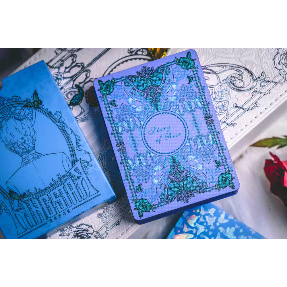 【千葉撲克】現貨 玫瑰物語 典藏撲克燙金禮盒 情人節七夕禮物 kingstar 魔術 收藏牌 花切專用牌 紙牌 撲克牌-細節圖8