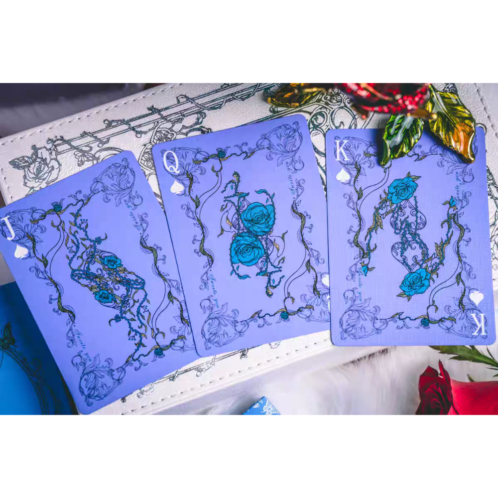 【千葉撲克】現貨 玫瑰物語 典藏撲克燙金禮盒 情人節七夕禮物 kingstar 魔術 收藏牌 花切專用牌 紙牌 撲克牌-細節圖9