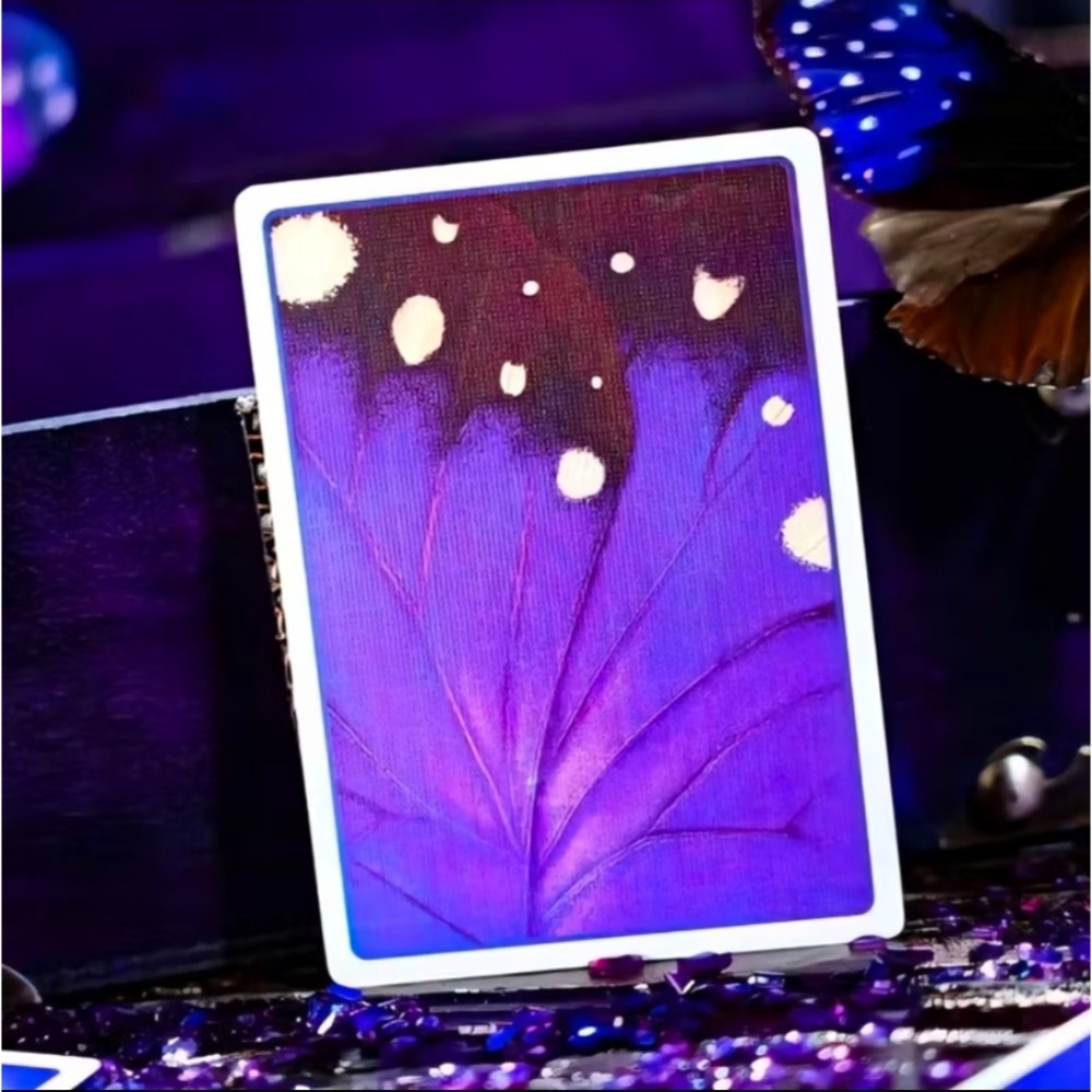 【千葉撲克】現貨 蝴蝶 Butterfly 金邊收藏禮盒 冷燙限量撲克牌 鏤空立體牌盒 Tcc 魔術收藏 撲克牌 禮物-細節圖8