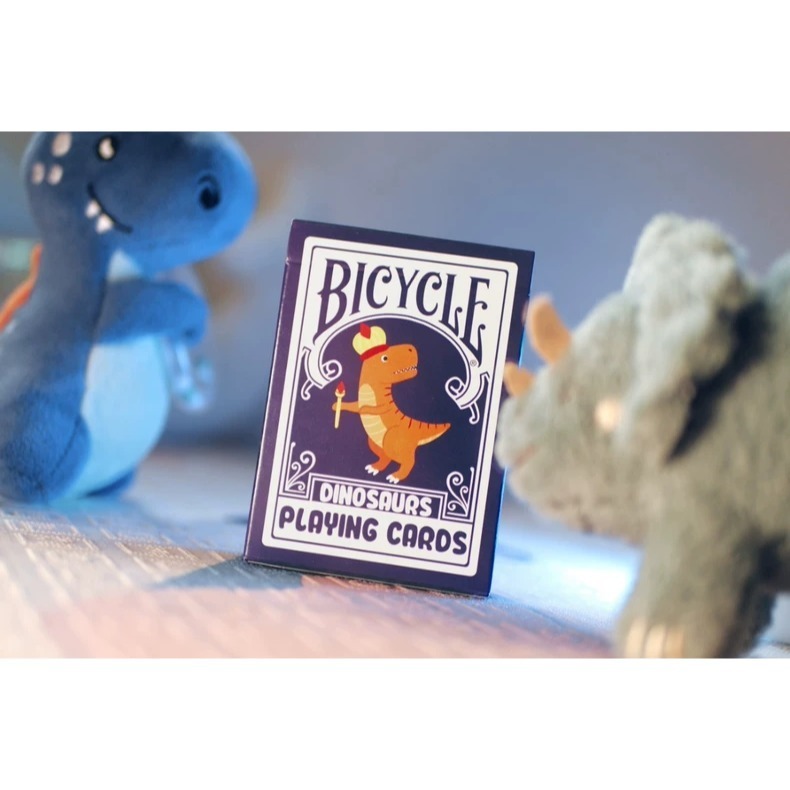 【千葉撲克】現貨 Bicycle 卡通恐龍 收藏牌 魔術 花切專用牌 單車牌 禮物 紙牌 uspcc 撲克牌Bi 練習牌-細節圖3