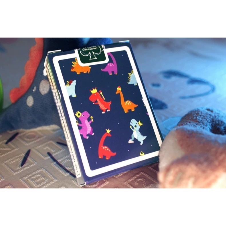 【千葉撲克】現貨 Bicycle 卡通恐龍 收藏牌 魔術 花切專用牌 單車牌 禮物 紙牌 uspcc 撲克牌Bi 練習牌-細節圖4