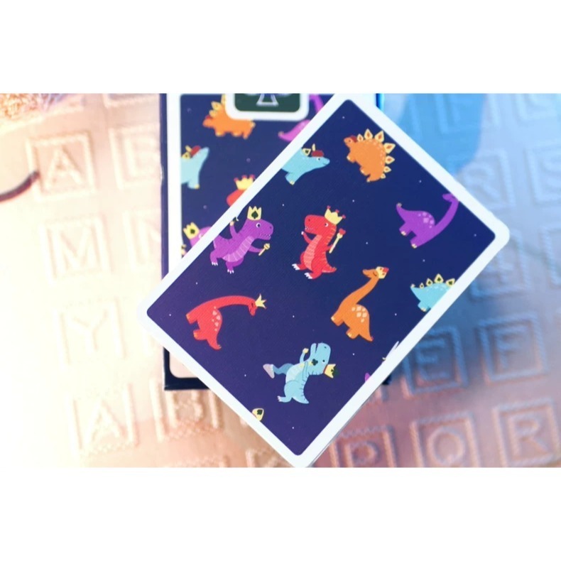 【千葉撲克】現貨 Bicycle 卡通恐龍 收藏牌 魔術 花切專用牌 單車牌 禮物 紙牌 uspcc 撲克牌Bi 練習牌-細節圖5