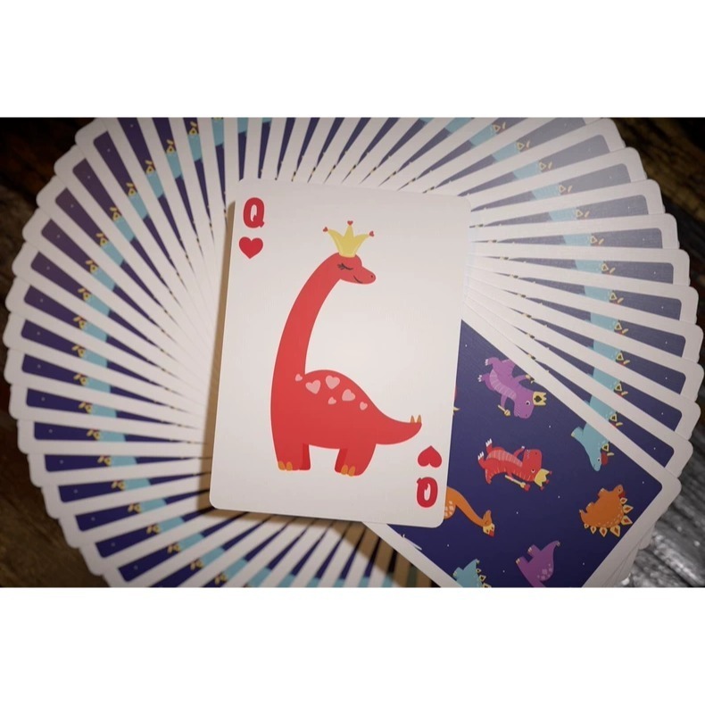 【千葉撲克】現貨 Bicycle 卡通恐龍 收藏牌 魔術 花切專用牌 單車牌 禮物 紙牌 uspcc 撲克牌Bi 練習牌-細節圖10