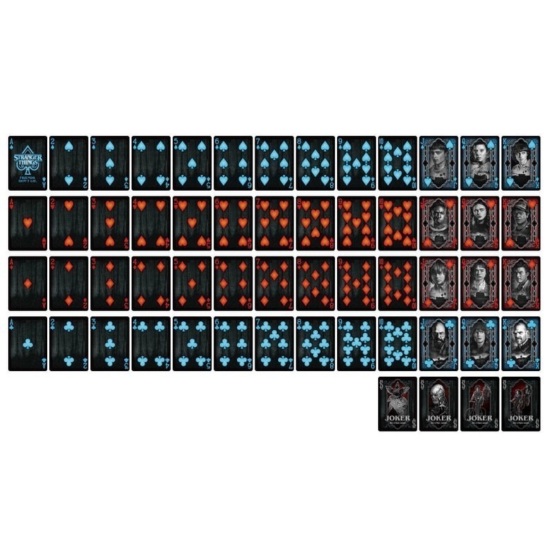 【千葉撲克】現貨 Bicycle x 怪奇物語 撲克牌 stranger things 花切魔術收藏撲克牌 禮物 網飛-細節圖2