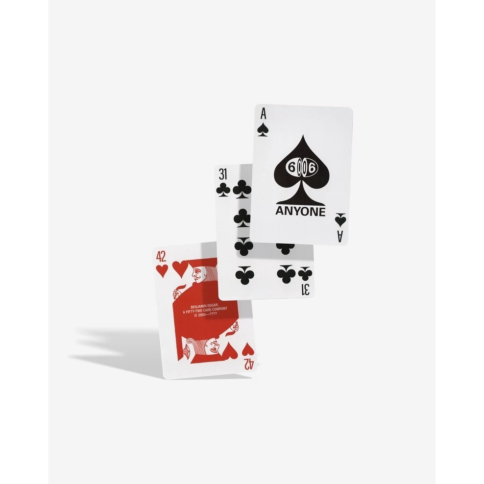 【千葉撲克】現貨 Anyone 紅黑棋盤 聯名 收藏牌 魔術 花切專用牌 單車牌 禮物 紙牌 uspcc 撲克牌 練習-細節圖5