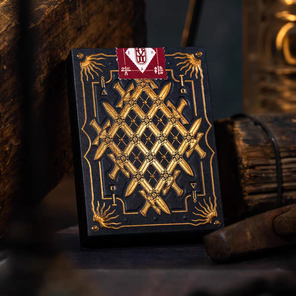 【千葉撲克】現貨 S17 獨眼巨人 金箔浮雕收藏牌 花切練習牌 魔術道具 收藏牌 紙牌 uspcc 花切專用牌 禮物-細節圖2