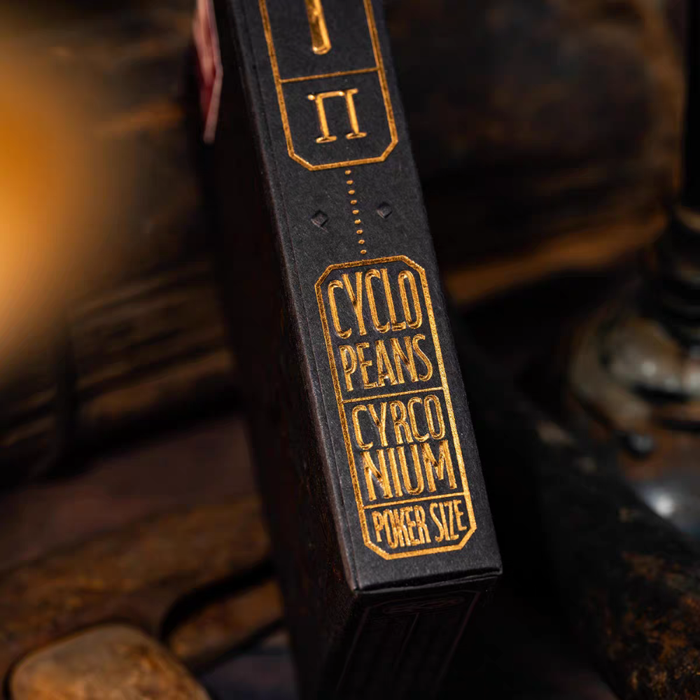 【千葉撲克】現貨 S17 獨眼巨人 金箔浮雕收藏牌 花切練習牌 魔術道具 收藏牌 紙牌 uspcc 花切專用牌 禮物-細節圖3