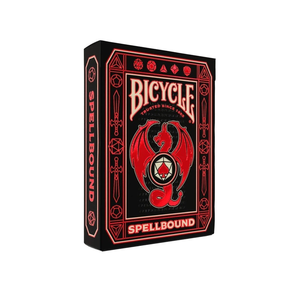【千葉撲克】現貨 Bicycle 魔法咒語 spellbound 紅龍 撲克牌 魔術 收藏牌 花切專用牌 禮物 龍牌-細節圖7