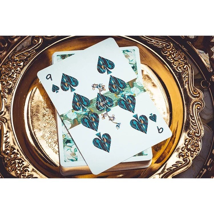 【千葉撲克】現貨 Uspcc 梵谷白玫瑰 梵高 向日葵 花切撲克牌 練習牌 收藏牌 魔術道具 玫瑰 自畫像 星空-細節圖5