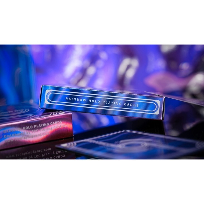 【千葉撲克】現貨 彩虹holo V2 撲克牌 金屬鐳射撲克牌 Tcc 魔術 收藏牌 花切專用 禮物 紙牌 渡邊燙金-細節圖3