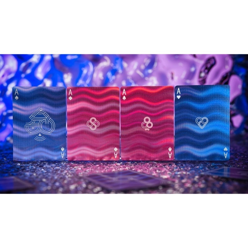 【千葉撲克】現貨 彩虹holo V2 撲克牌 金屬鐳射撲克牌 Tcc 魔術 收藏牌 花切專用 禮物 紙牌 渡邊燙金-細節圖6