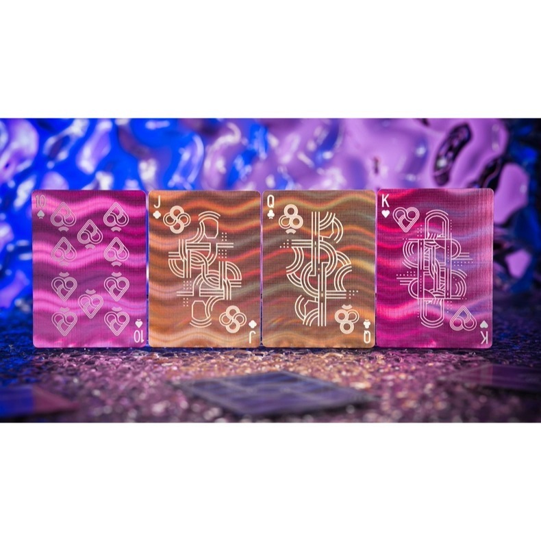 【千葉撲克】現貨 彩虹holo V2 撲克牌 金屬鐳射撲克牌 Tcc 魔術 收藏牌 花切專用 禮物 紙牌 渡邊燙金-細節圖7