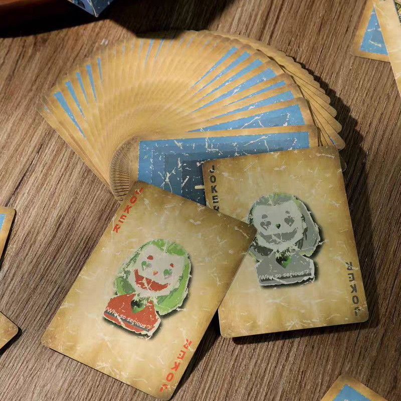 【千葉撲克】現貨 X1復古紅藍 火燒牌 收藏牌 魔術 花切專用牌 單車牌 禮物 紙牌 uspcc 渡邊燙金 練習牌-細節圖3