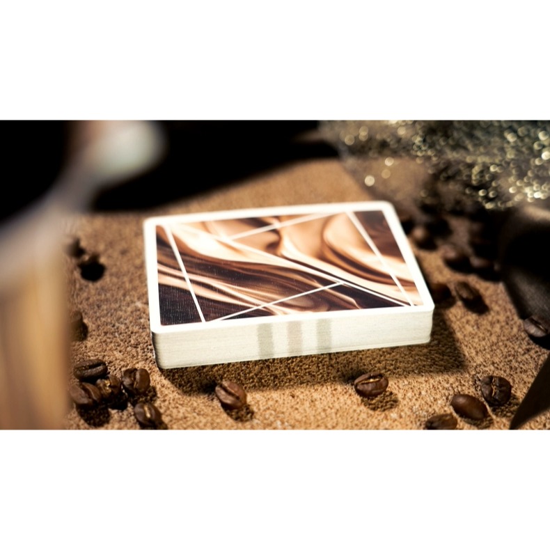 【千葉撲克】現貨 Flexible 摩卡慕斯 咖啡色 動態牌背撲克牌色 花切練習牌 tcc 收藏紙牌 撲克牌-細節圖4