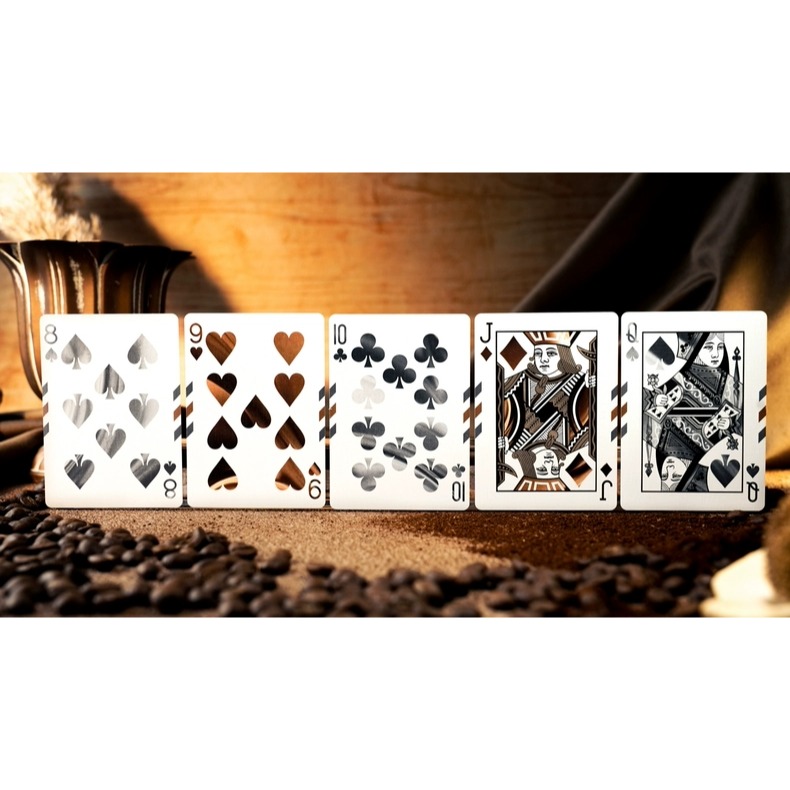 【千葉撲克】現貨 Flexible 摩卡慕斯 咖啡色 動態牌背撲克牌色 花切練習牌 tcc 收藏紙牌 撲克牌-細節圖8