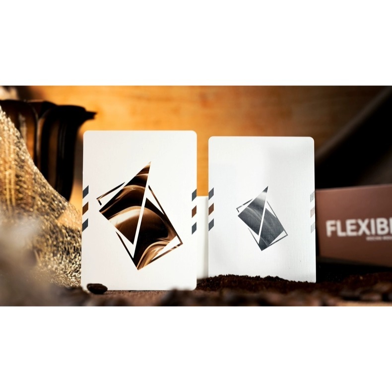【千葉撲克】現貨 Flexible 摩卡慕斯 咖啡色 動態牌背撲克牌色 花切練習牌 tcc 收藏紙牌 撲克牌-細節圖9
